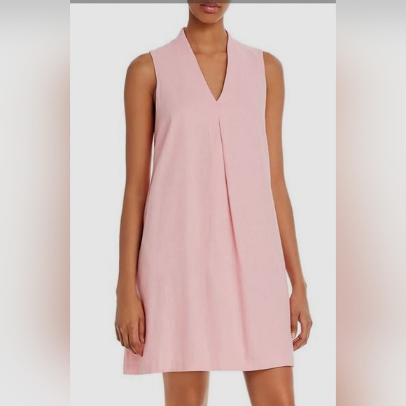 Tommy Bahama Dresses & Skirts - Tommy Bahama SZ M Daphne Sleevless Linen Blend Shift Dress Lined Pink Pockets